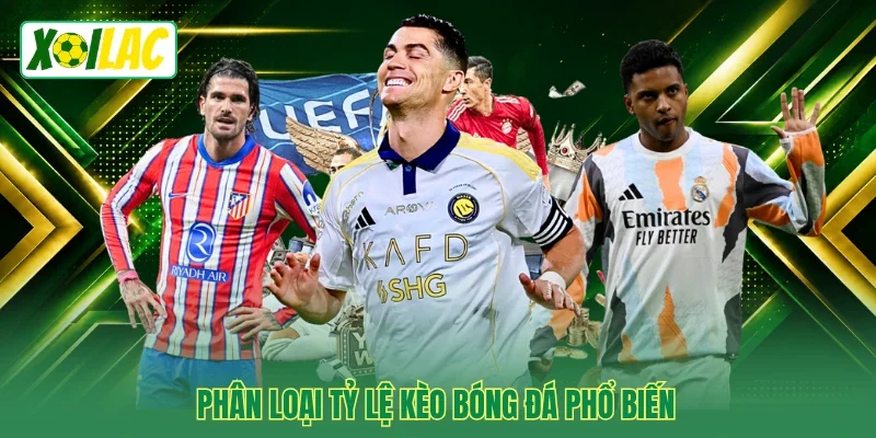 Phân loại tỷ lệ kèo bóng đá phổ biến